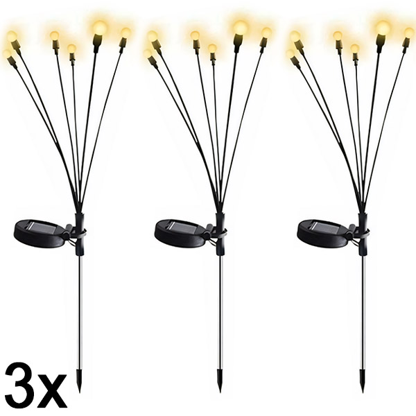 3x Solární LED lampy | SOMPEX