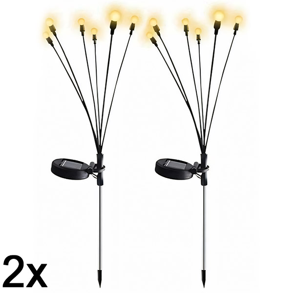 2x Solární LED lampy | SOMPEX